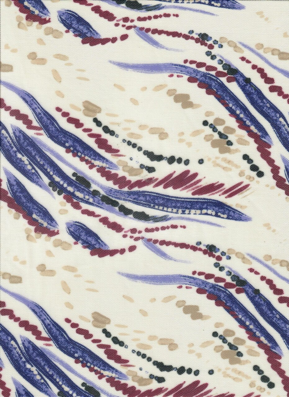 1 Yard Digital Abstract Mesh Print, 54-inch Width for for Apparel Crafts